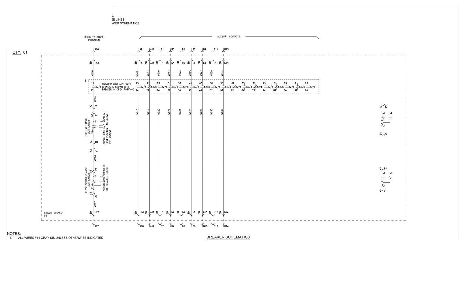 Sheet 3 — Breaker Schematics