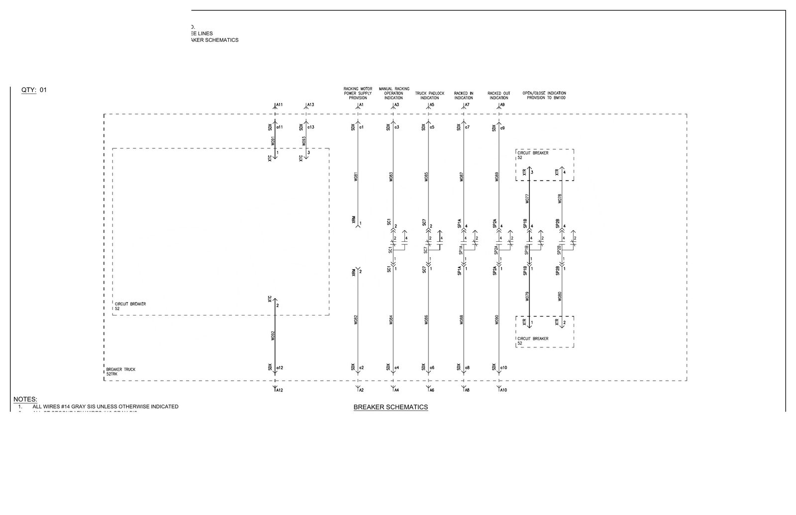 Sheet 4 — Breaker Schematics