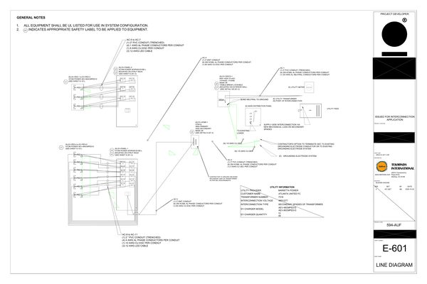 E-601 Line Diagram