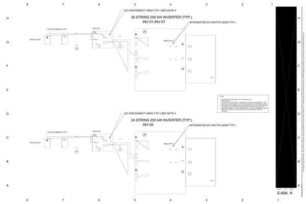 E-600 DC Single Line